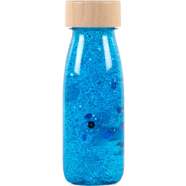 Bouteille sensorielle bleu