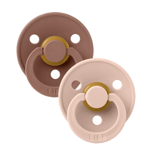 Tétine bibs pack de 2 - Anatomique Taille 1 Blush / Woodchuck