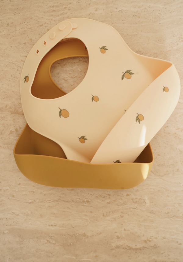 Lot de 2 bavoirs citron – Image 2