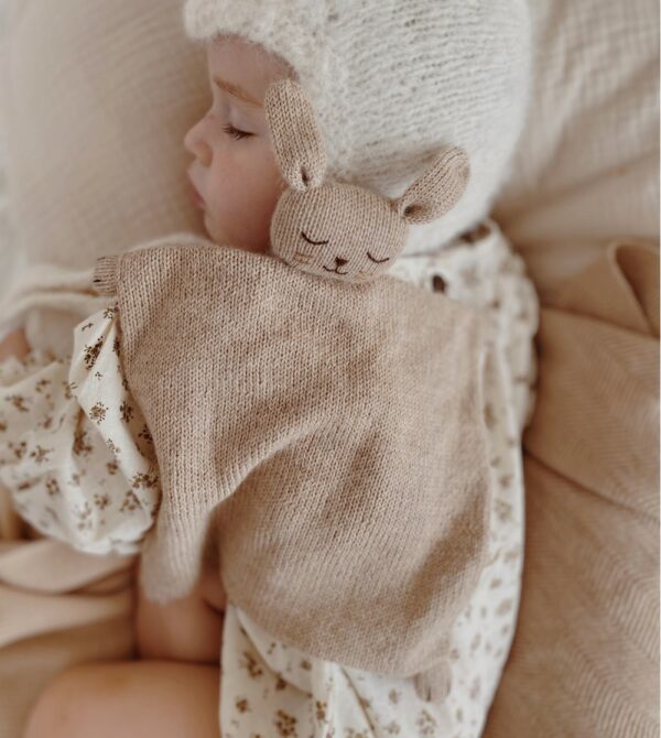 Doudou plat lapin sable – Image 2