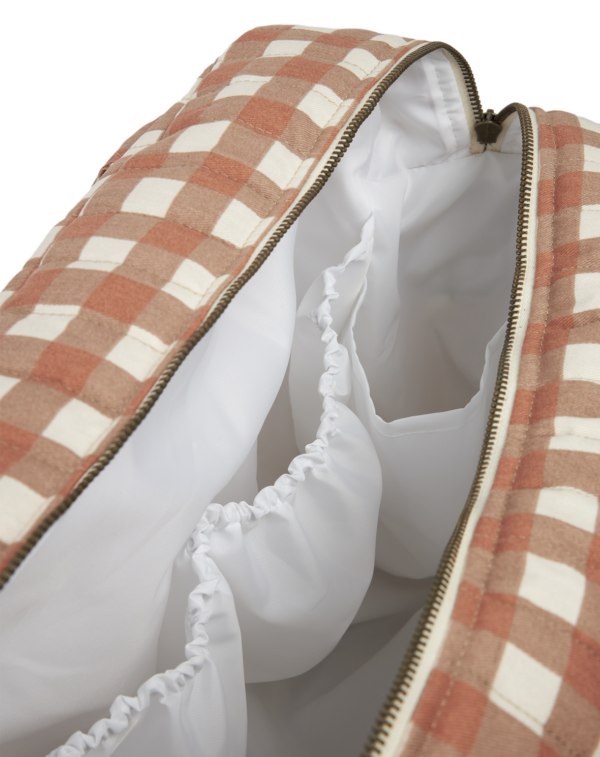 Sac a langer hyde park Terracotta vichy – Image 3