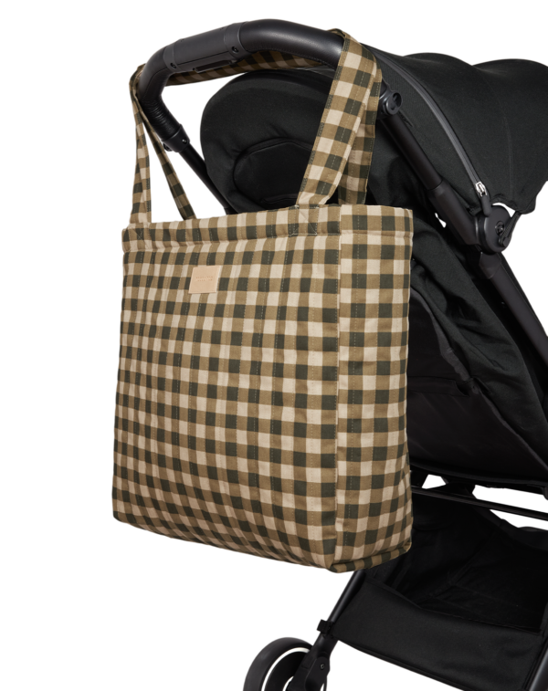 Tot bag hyde park vichy vert – Image 3
