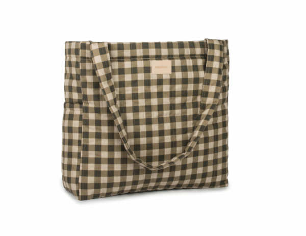 Tot bag hyde park vichy vert