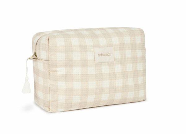 Trousse de toilette Diva - Ivoire vichy