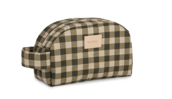 Trousse de toilette Hyde Park - Vichy vert