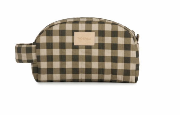 Trousse de toilette Hyde Park - Vichy vert – Image 2