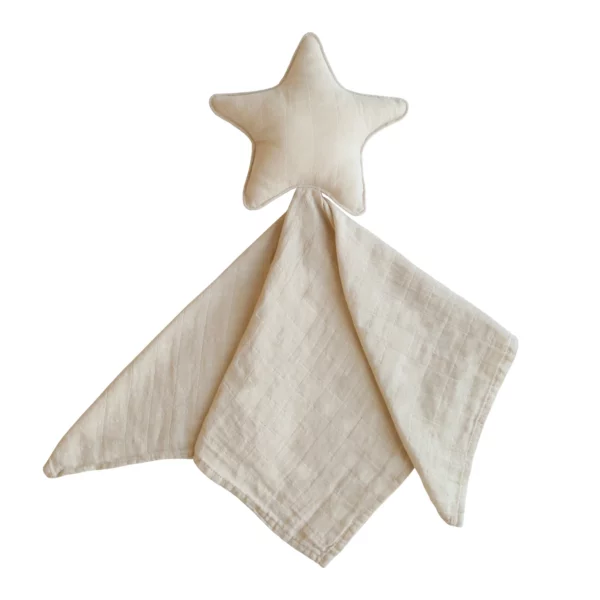 Doudou plat etoile sable