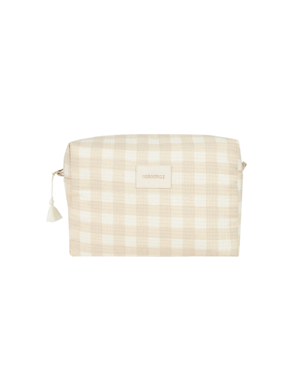 Trousse de toilette Diva - Ivoire vichy – Image 3