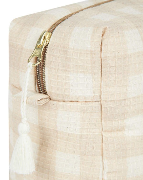 Trousse de toilette Diva - Ivoire vichy – Image 2