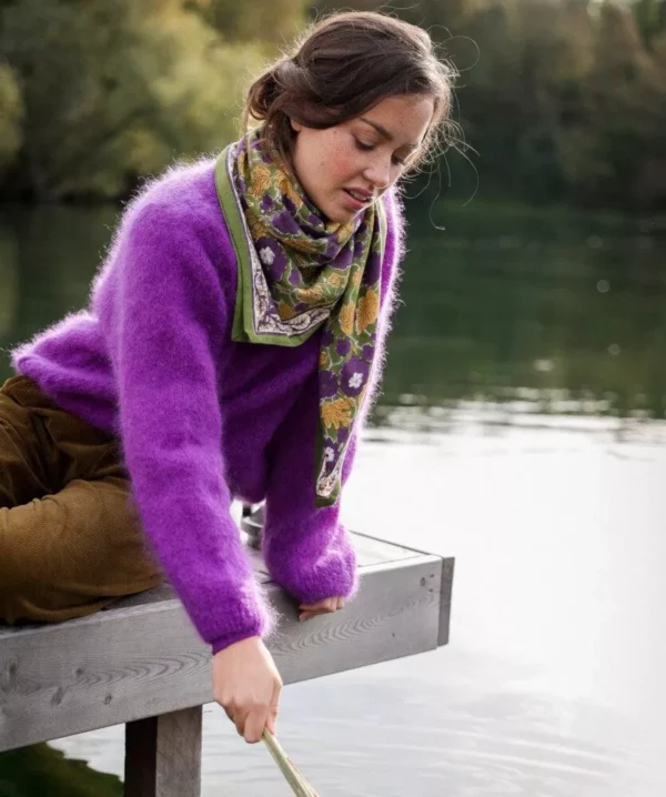Grand foulard Bougainvillier – Image 3