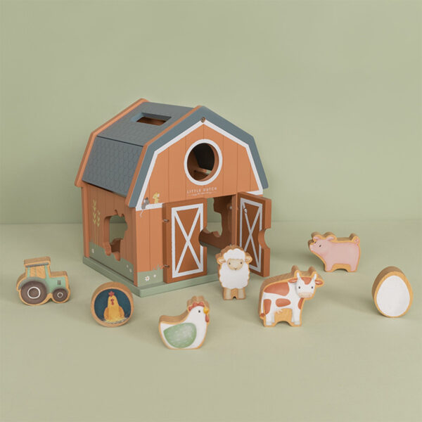 Boite à formes en bois FSC - Little Farm – Image 2