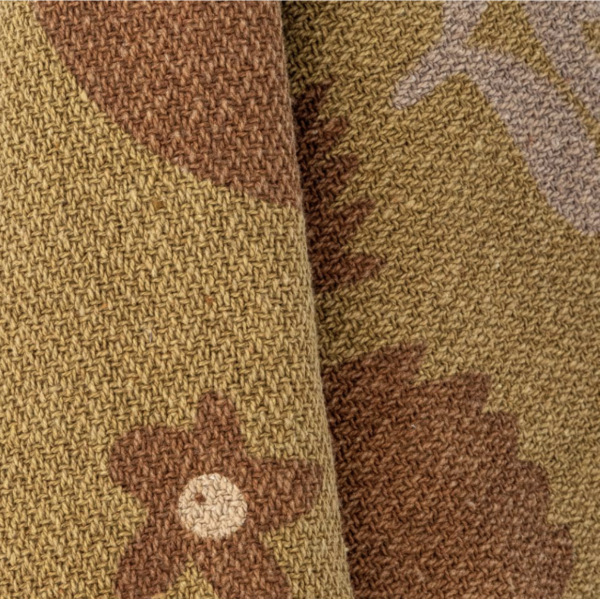 Lark Plaid, Jaune, Coton recyclé – Image 3
