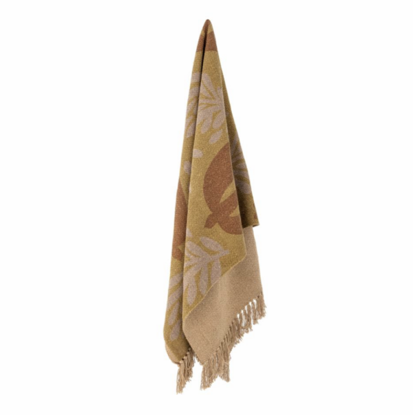 Lark Plaid, Jaune, Coton recyclé – Image 2
