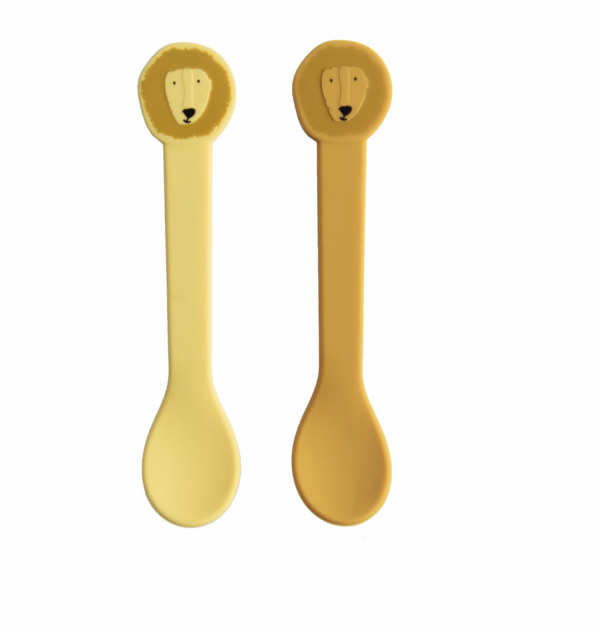 Lot de 2 cuill�res lion