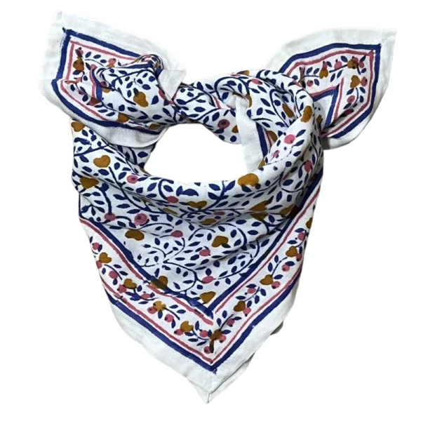Petit foulard love nude camel