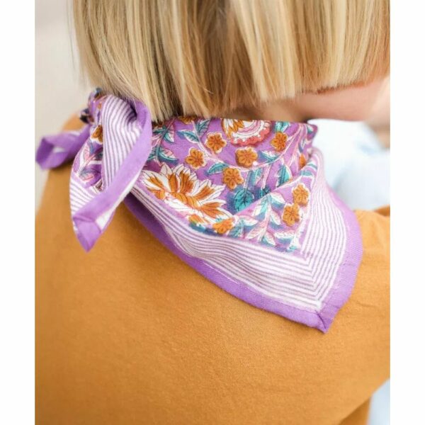 Petit foulard alvaro violet – Image 2