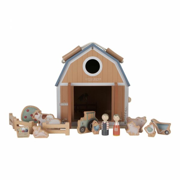 Maison de poupée en bois FSC - Little Farm – Image 2