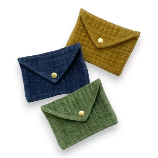 Petite Enveloppe Ravi - Velours Ocre – Image 3