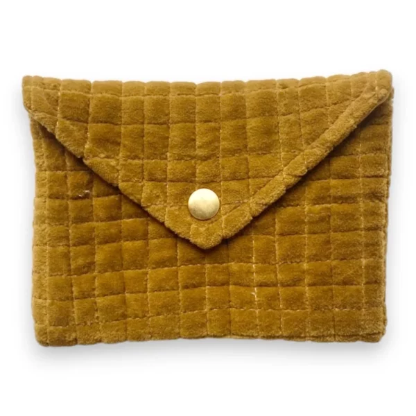 Petite Enveloppe Ravi - Velours Ocre
