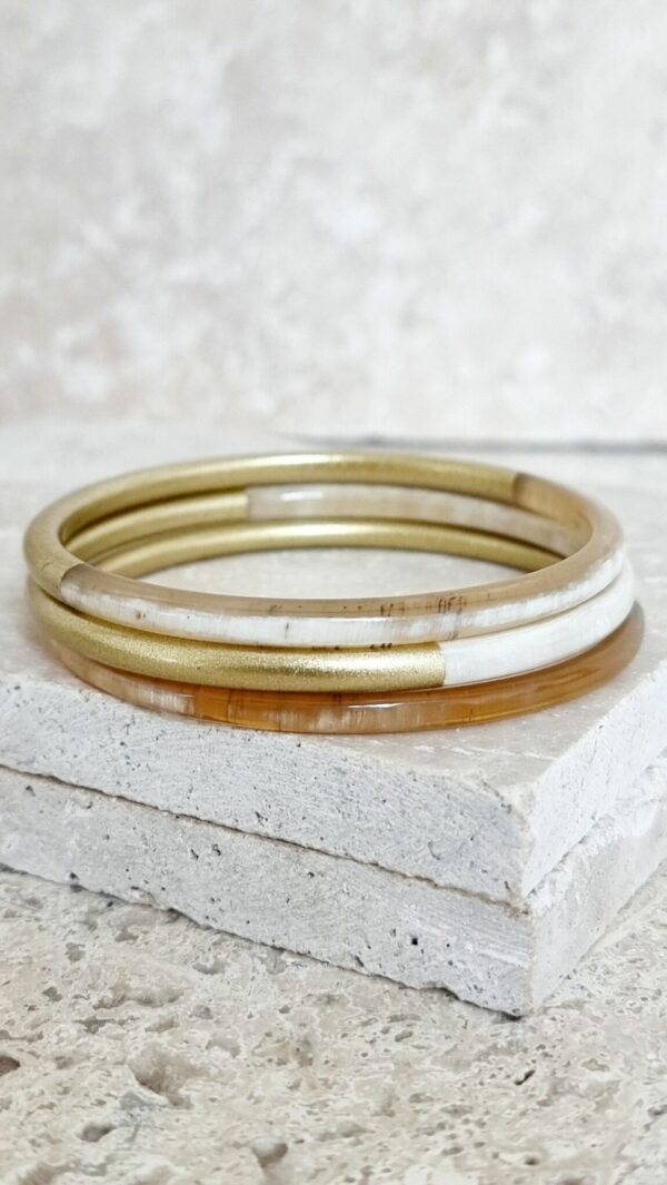 Bracelet Jonc corne taille 5mm