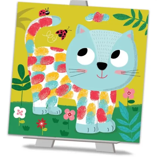 Peinture au doigt adorables compagnons – Image 3