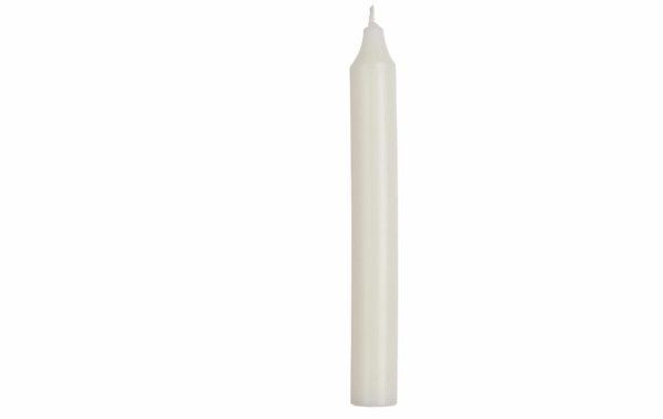 Bougie fine 18 cm beige