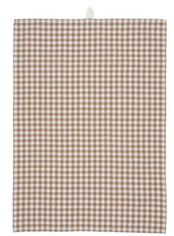 Torchon vichy beige