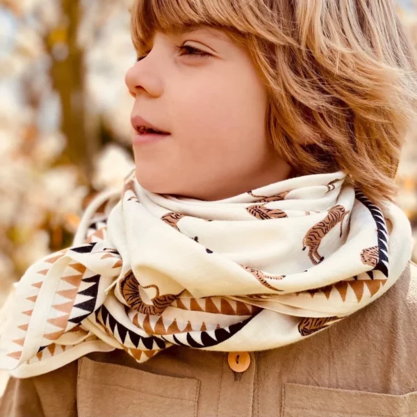 Petit foulard Manika Zebre coco – Image 3