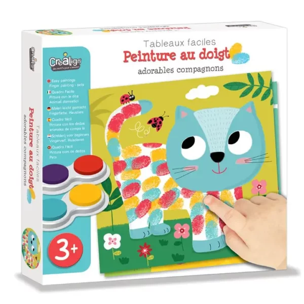Peinture au doigt adorables compagnons
