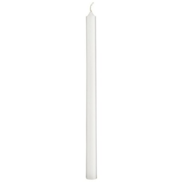 Bougie fine très fine blanche – Image 2