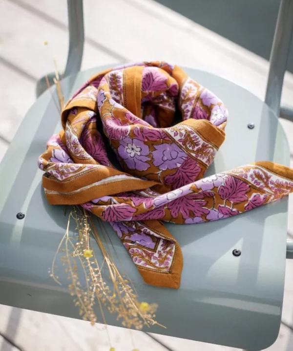 Grand foulard Gaya Lilas