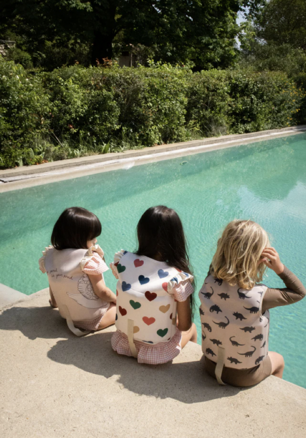 Gilet piscine néoprène - bon coeur coloré – Image 2