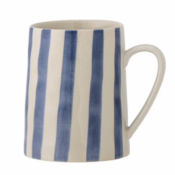 Mug rayé bleu