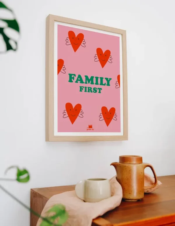 Affiche 30x40 - Family first – Image 2