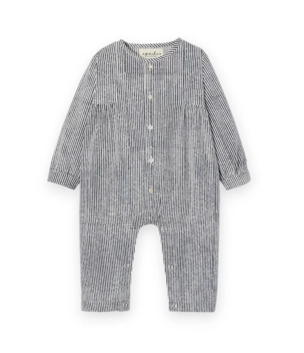 Pyjama bébé muni - Ligne réglisse