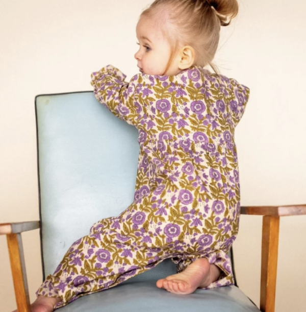 Pyjama bébé muni - Soleil amande – Image 2