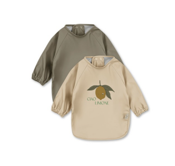 Bavoir ML x 2 citron ciao limon 6-12M