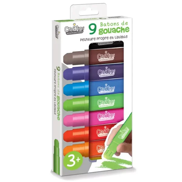 9 batons de gouache - Peinture