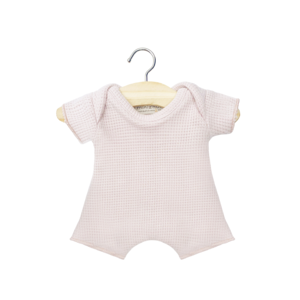 Babies - Body shorty nid d'abeille rose