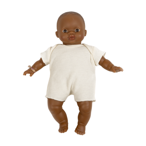 Babies - Body shorty nid d'abeille beige – Image 2