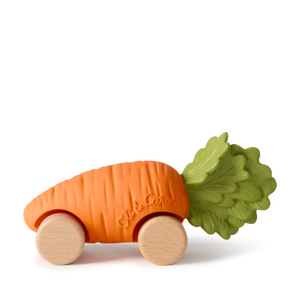 Voiture caoutchouc - Cathy la carotte