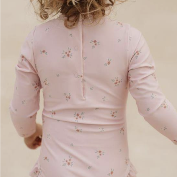 Maillot de bain manches longues rosy meadows – Image 2