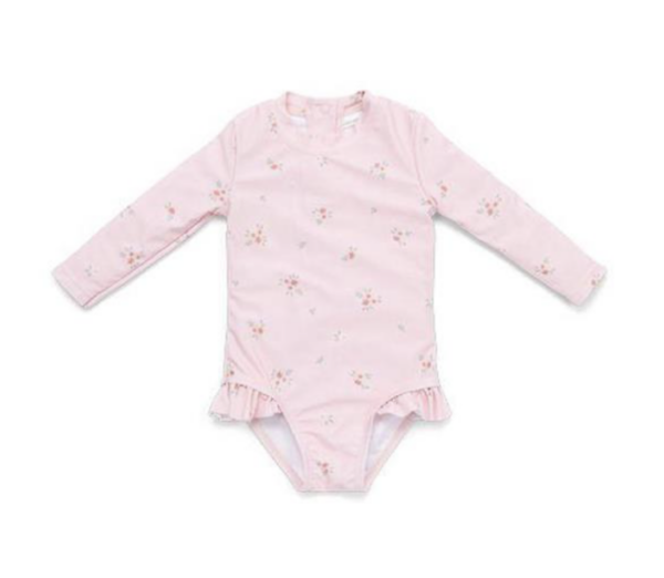 Maillot de bain manches longues rosy meadows