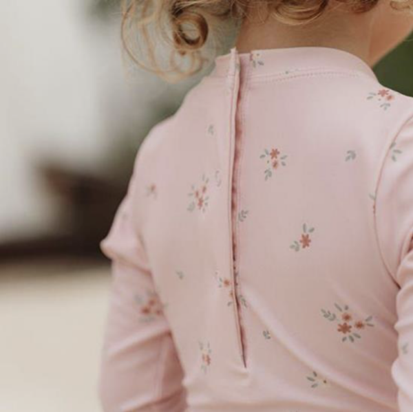 Maillot de bain manches longues rosy meadows – Image 3
