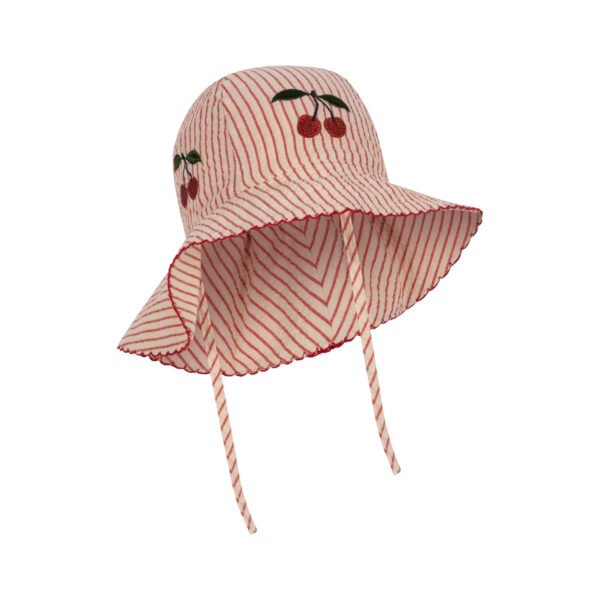 Chapeau de soleil - amour stripe