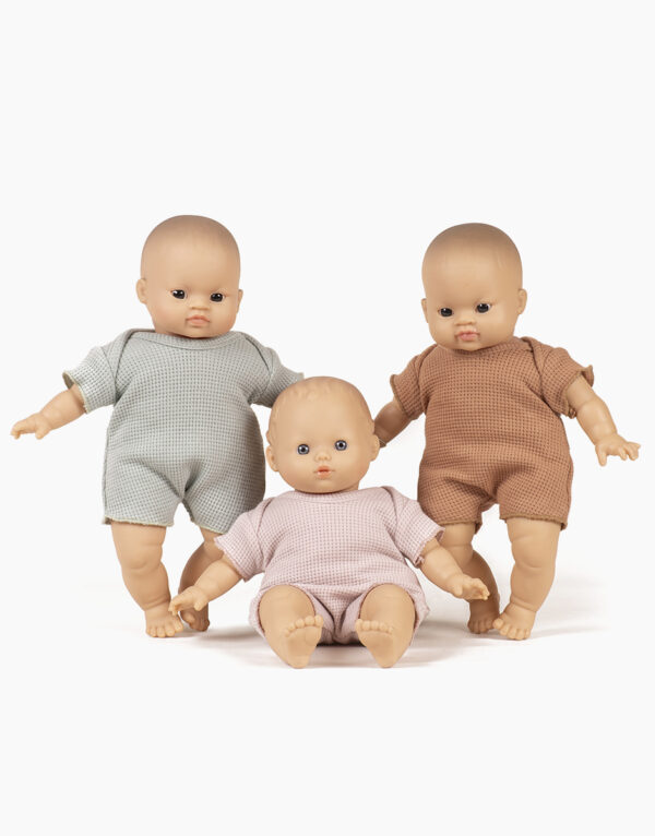 Babies - Body shorty nid d'abeille rose – Image 2