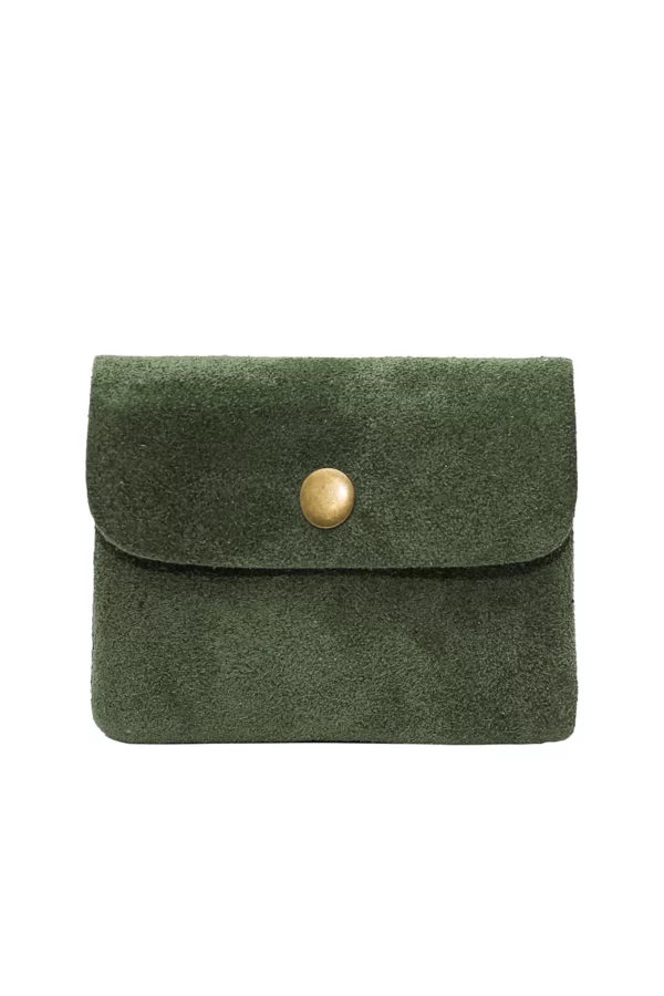 Porte monnaie XS - daim kaki