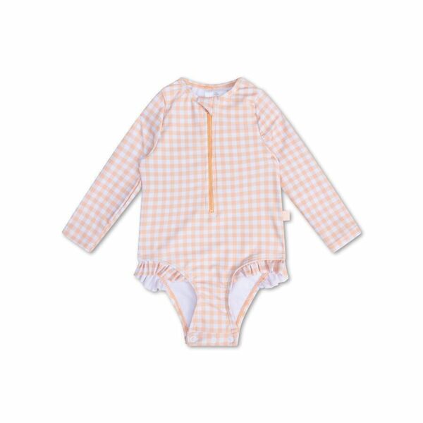 Maillot de bain anti uv vichy corail