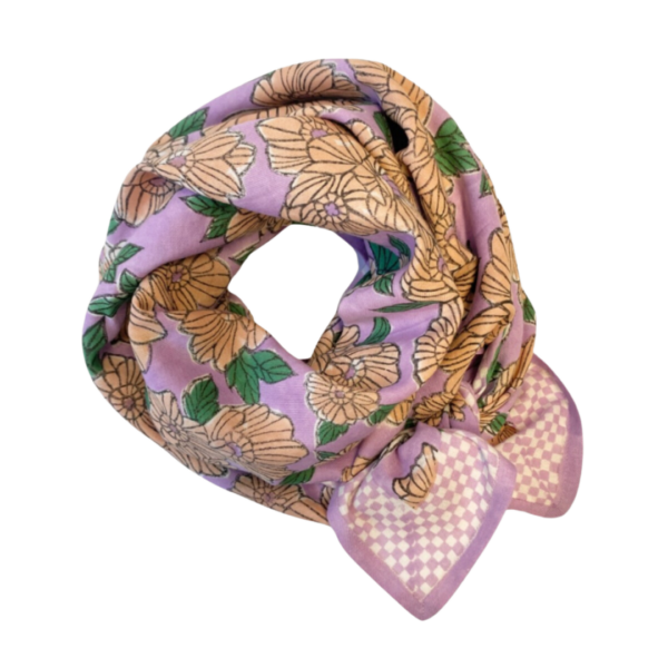 Grand Foulard Latika - Bloom lavande