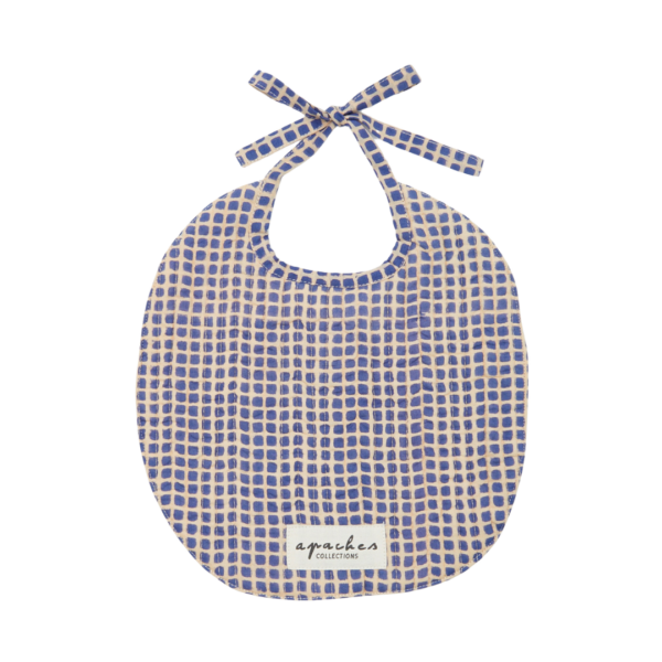 Bavoir Shampa - Mosaic navy blue